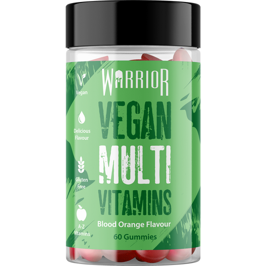 Warrior Vegan Multi Vitamin Gummies - 60 Orange Flavour Gummies