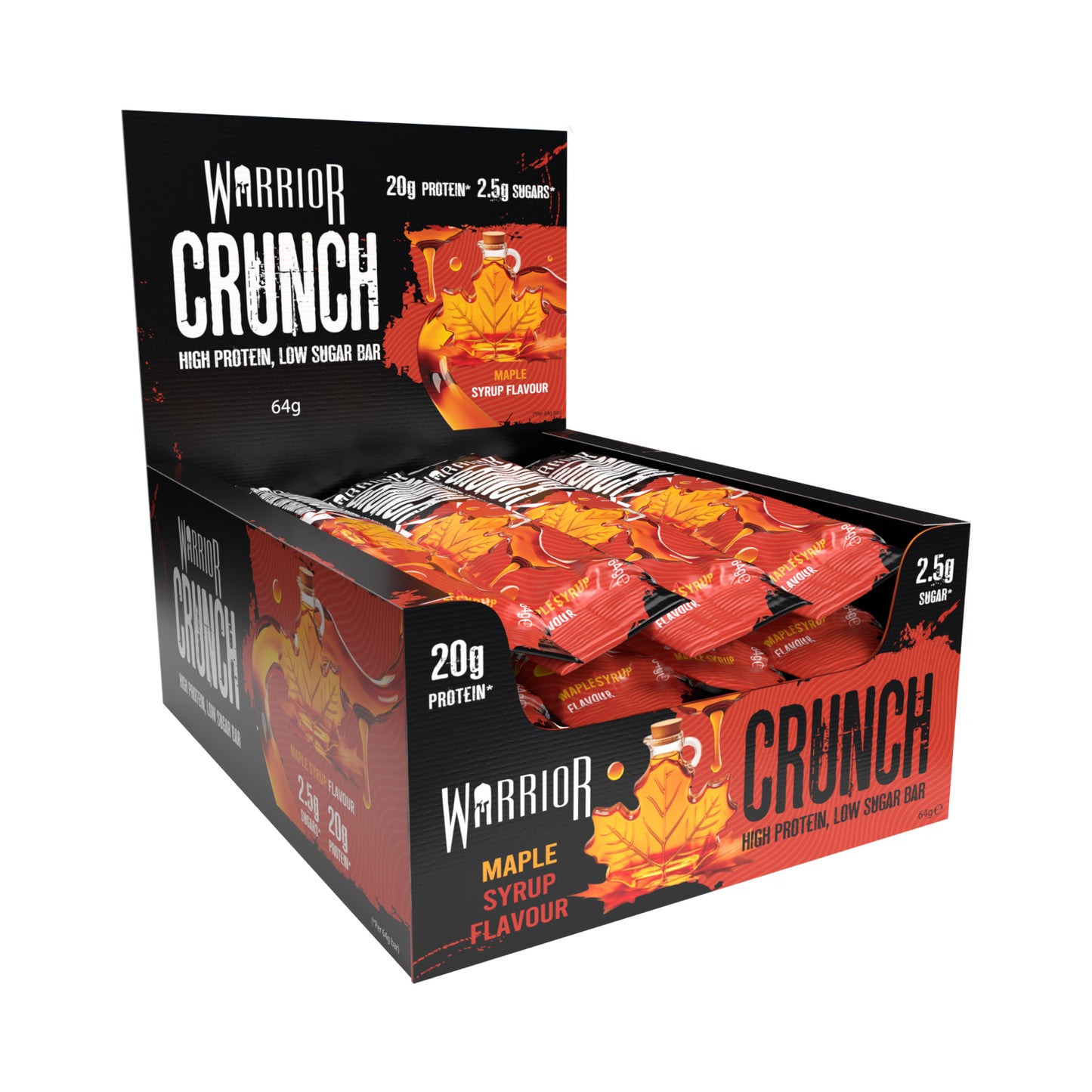 Warrior Crunch Protein Bars 12 x 64g