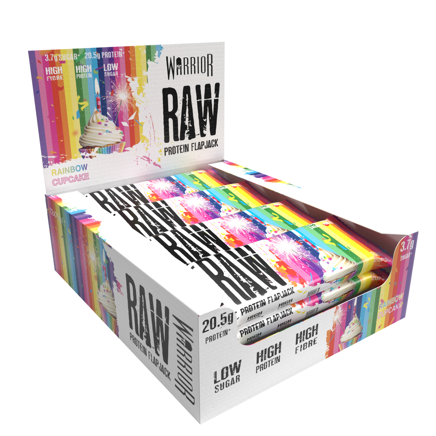 Warrior RAW Protein Flapjack - 12 Bars