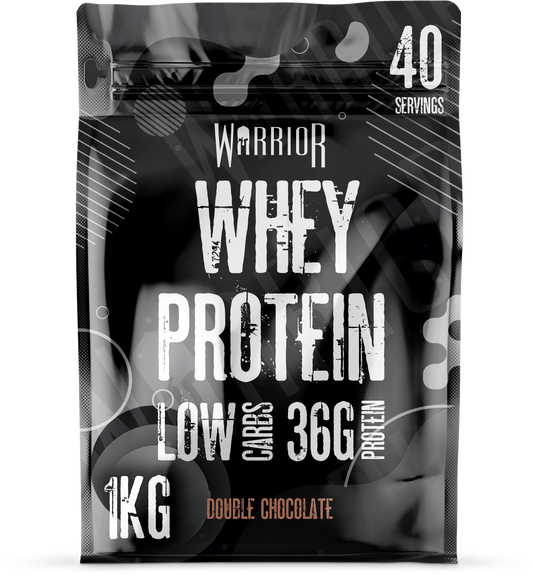 Warrior Whey Protein Powder 1kg - Double Chocolate