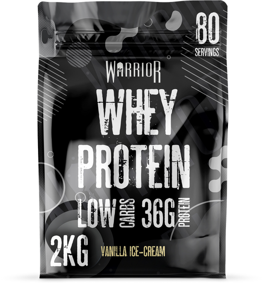 Warrior Whey Protein Powder 2kg - Vanilla Ice Cream