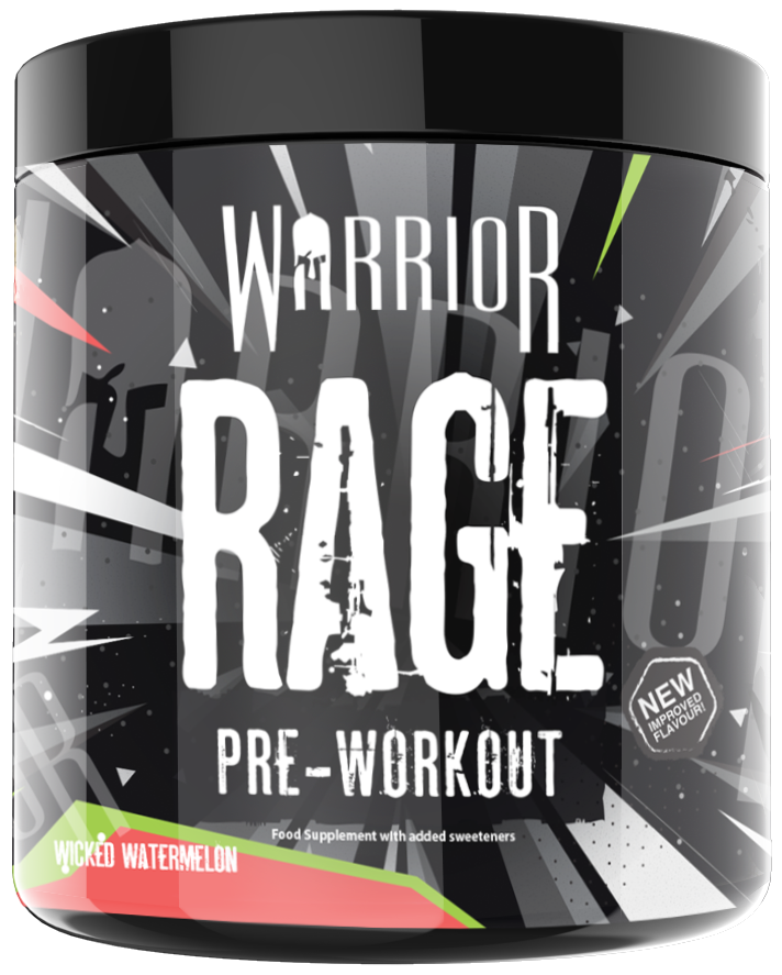 Warrior RAGE Pre-Workout - 392g (45 Servings) - Savage Strawberry