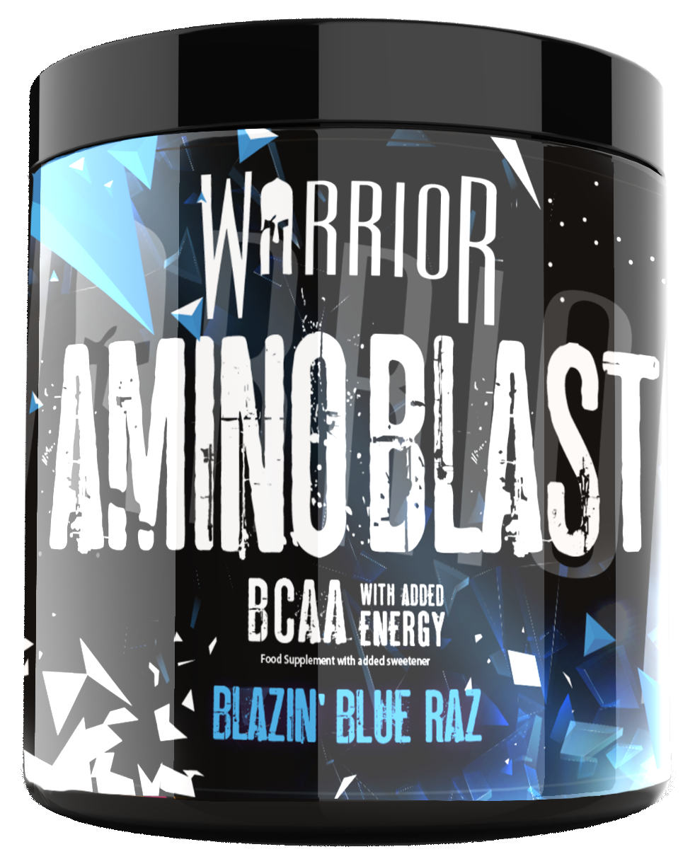 Warrior Amino Blast - 270g (30 Servings) - Blazin' Blue Razz