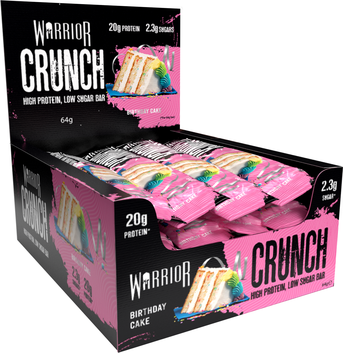 Warrior CRUNCH Protein Bar - 12 Bars