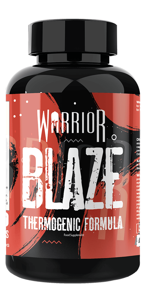 Warrior BLAZE Fat Burner - 180 Caps (2 Month Supply)